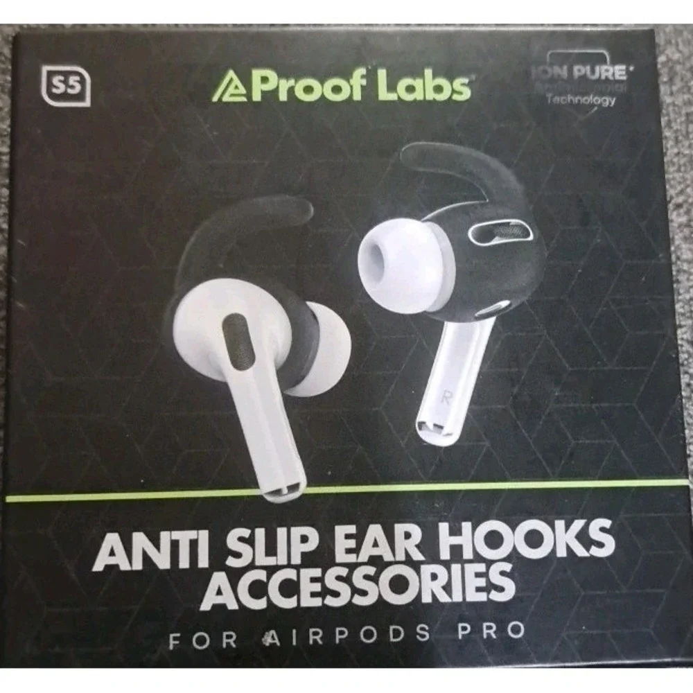 3 Pairs AirPods Pro Ear Hook Soft Anti-Slip Premium Silicone Covers Accessories